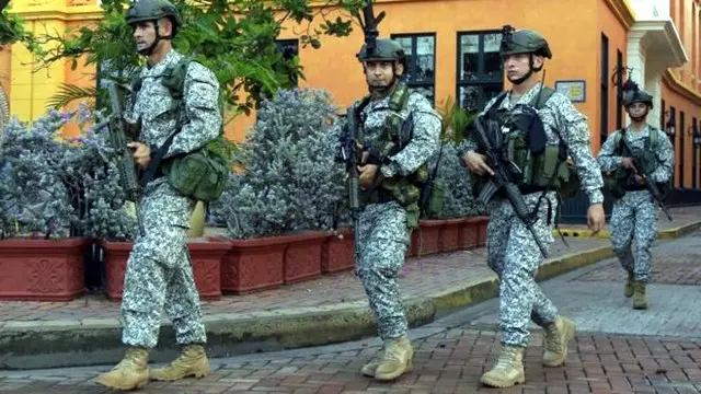 تجرى مراسم التوقيع على الاتفاق في مدينة كارتاخينا وسط اجراءات امن مشددة