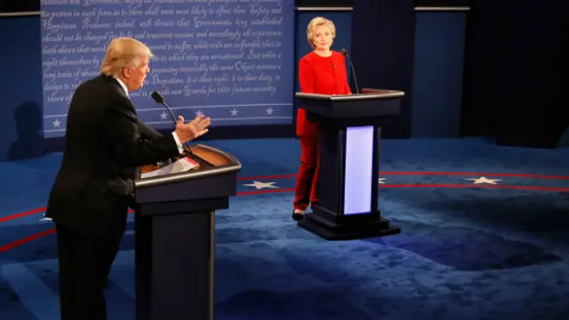 Debat pertama antara dua kandidat capres AS, Donald Trump dan Hillary Clinton, diperkirakan ditonton oleh 100 juta orang, terbanyak dalam sejarah televisi.