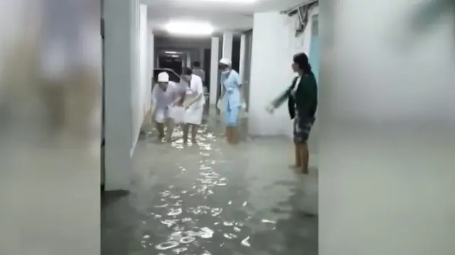 Trận lụt diễn ra ở nhiều nơi tại Sài Gòn