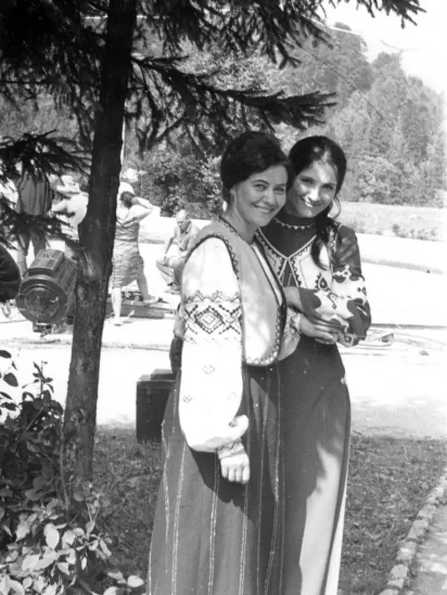 Христина Яремчук та Софія Ротару на зйомках