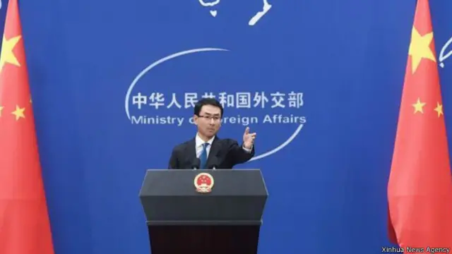 中国外交部发言人表示，中国“反对任何国家根据国内法对中方实体或个人实施‘长臂管辖’”。