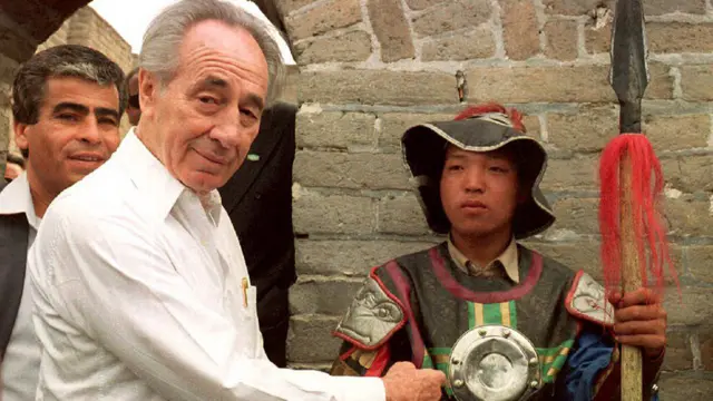 佩雷斯参观长城(20/5/1993)