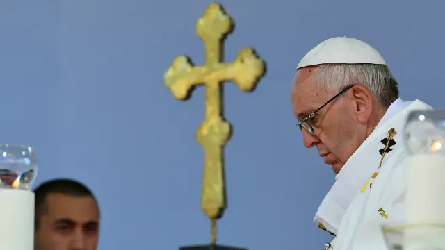 На месу Папи Римського прийшло несподівано мало людей