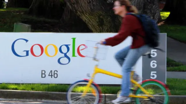 在山景城園區，谷歌公司為員工們提供用作交通工具的自行車（圖片來源:Getty Images）