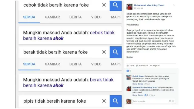 Ahok Facebook