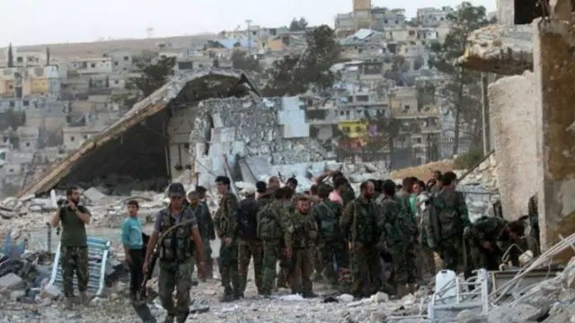 القوات الحكومية السورية مدعومة بالغطاء الجوي الروسي حققت تقدما في المناطق المحيطة بحلب