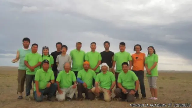 项目由日本冈山大学及蒙古科学院共同研究。