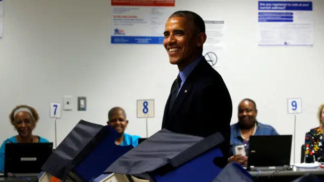 奥巴马在周五提前投票