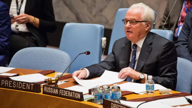 丘尔金主持联合国安理会会议（8/10/2016）