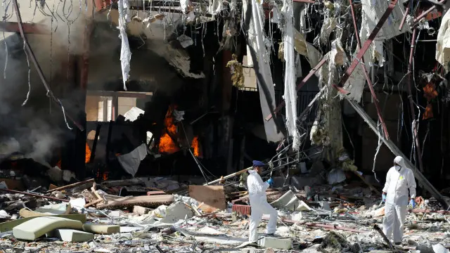 Pemerintah Arab Saudi telah membantah tuduhan sebagai pelaku serangan, tetapi berjanji melakukan penyelidikan atas peristiwa ini.