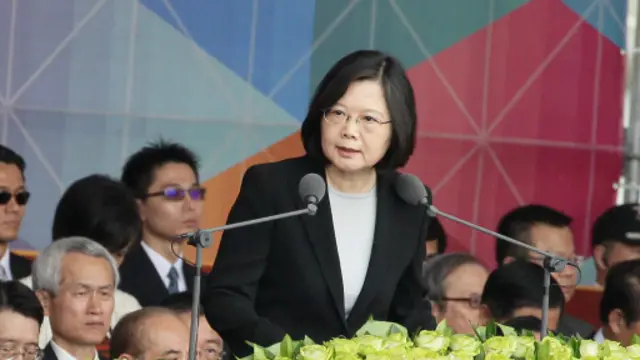 对于蔡英文发言,范世平与林郁方都认为是新亮点,但能否落实,要靠大陆当局是否认定现在中华民国在台湾执政的事实。(台湾总统府提供)