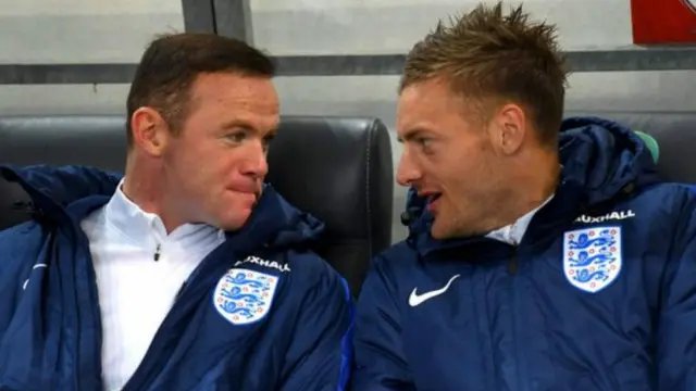 وين روني شارك في الدقائق الأخيرة من المباراة لكنه لم يصنع فريقا كبيرا في أداء منتخب انجلترا