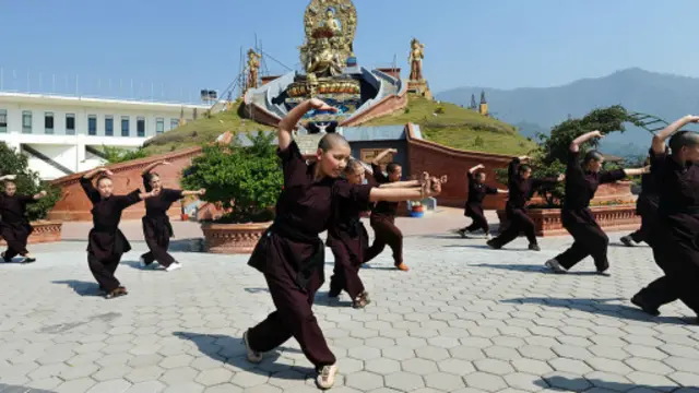 通過練習這些多由男性掌握的技能，尼姑們為促進女權發展貢獻自己的力量（來源：Getty Images）