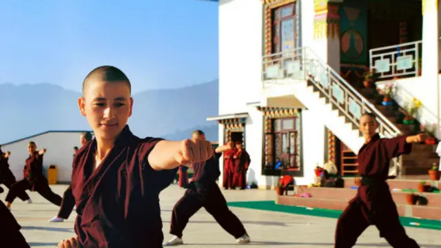 功夫，女尼，尼泊爾（來源：Swati Jain）