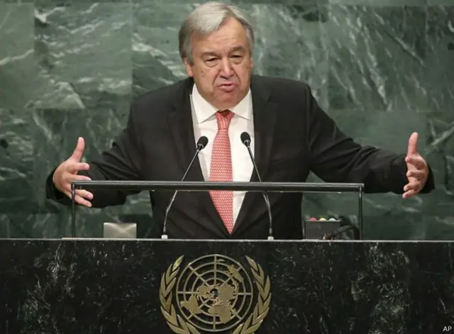 联合国新任秘书长古特雷斯