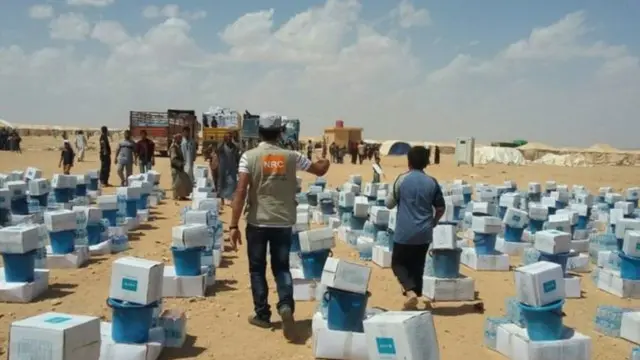 تشير التقديرات إلى تهجير 3.3 مليون شخص، حوالي 10 بالمئة من سكان العراق، من مناطقهم بسبب القتال الذي اندلع في 2014