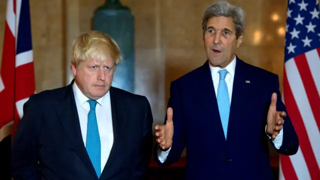 Boris Johnson dan John Kerry