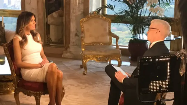 Melania Trump Anderson Cooper