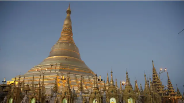 神殿，仰光大金寺（图片来源：Getty Images)