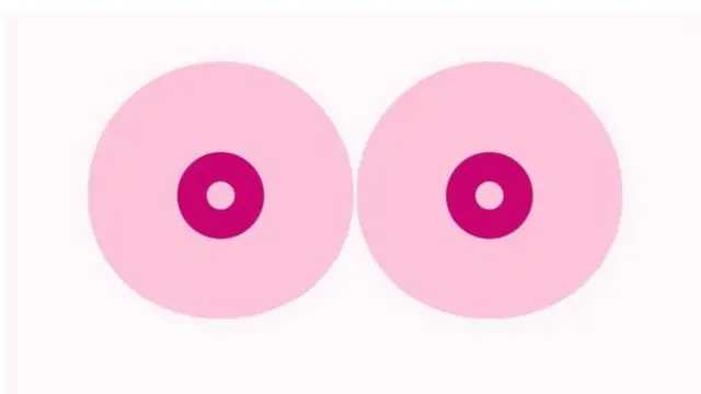 صور مقطع الفيديو أثداء النساء على شكل كريات وردية