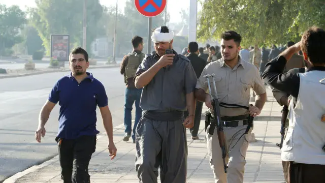 ساهمت قوة من جهاز مكافحة الإرهاب التابعة لاقليم كردستان وجهاز الأمن فيه المعروف بالآسايش في صد الهجمات