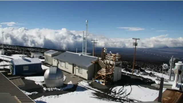 Станція з відбору проб повітря на Гаваях, яка зафіксувала, що рівень CO2 перетнув межу в 400 частинок