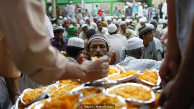印度香饭是丰盛的庆典食品（图片来源：TENGKU BAHAR/Getty）