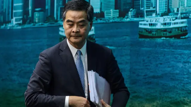 梁振英出席新闻发布会（21/9/2016）