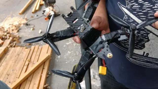 无人机竞速（图片来源：Ewen Hosie）