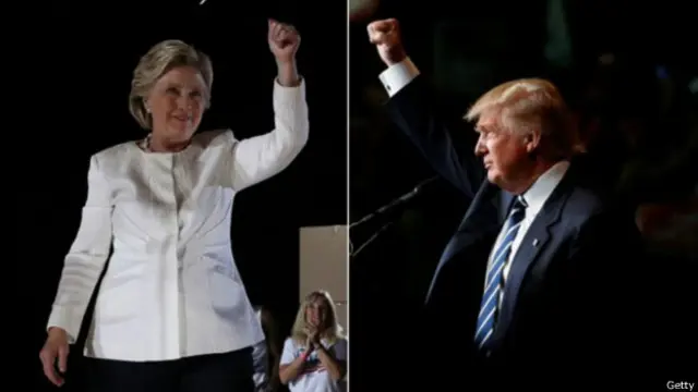 Клінтон та Трамп