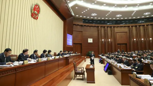 中国全国人大常委会会议在北京举行（新华社图片31/10/2016）