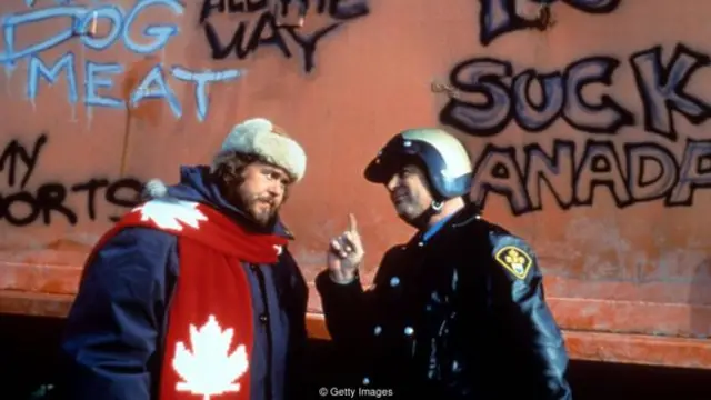 约翰·坎迪是众多加拿大喜剧演员之一，在 SCTV 名声大振，这是一档多伦多喜剧小品节目（图片来源：盖蒂图片社）