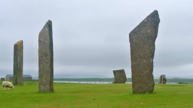 聳立在蘇格蘭群島之奧克尼島上的斯丹尼斯巨石群（圖片來源：Wilson4469//CC by 3.0）