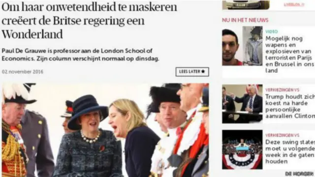 欧盟国家媒体对英国政府在脱欧问题上的立场提出了批评