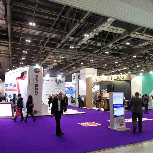 倫敦世界旅遊交易會匯聚大批旅遊專業人士、進行多項商業交易。(攝影:子川)