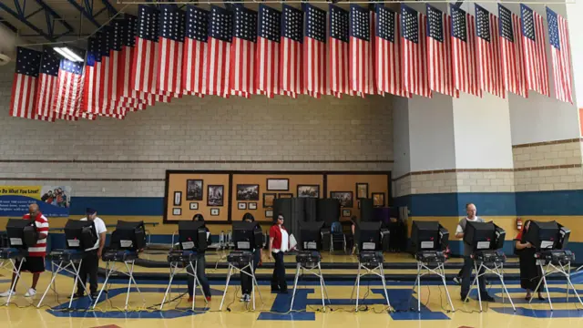 Американці також голосували за конгрес. За всіх депутатів у Палаті представників, яку зараз контролюють республіканці, а також за третину місць у Сенаті, який також у руках республіканців.