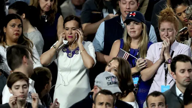 希拉里阵营的支持者