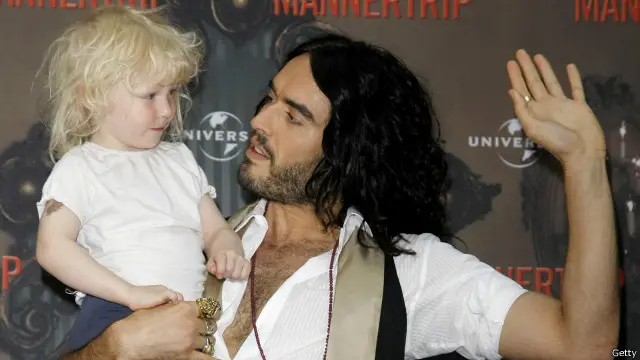 Рассел Брэнд и дочь фотографа с Maennertrip