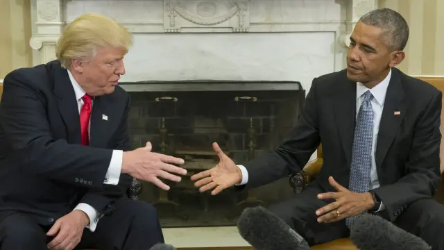 Трамп і Обама
