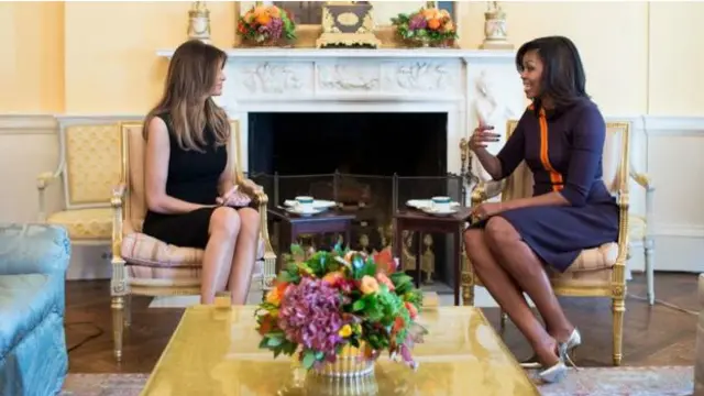 Нещодавно майбутня і чинна перші леді зустрілися у Білому домі