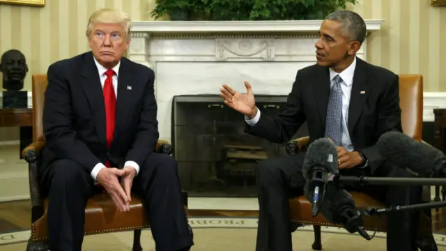 Трамп і Обама