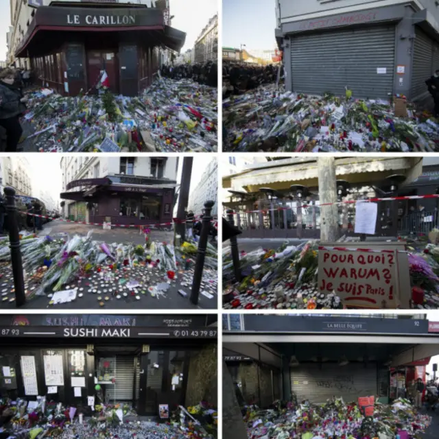 血案之後的La Belle Equipe，鮮花、蠟燭漸漸匯成海洋