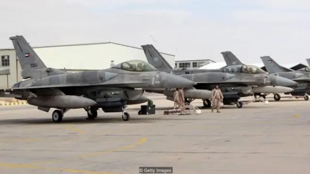 约旦的一支阿联酋战斗机中队。在中东局势不确定的当下，该国希望提升国防实力，引入征兵制度便是其中的一项举措（图片来源：Getty Images）