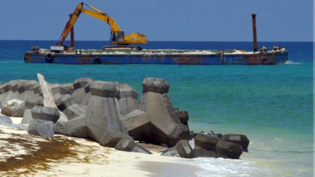 海上建設會引起海洋生態系統的災難。(圖片來源: Getty Images)