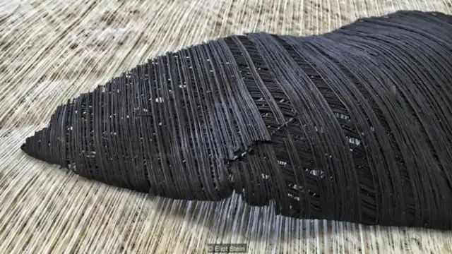 2010年，黑墨魚汁製作的Su filindeu在撒丁島的Porcino d'Oro美食大賽上獲得最佳菜品獎（圖片來源：艾略特·斯坦）