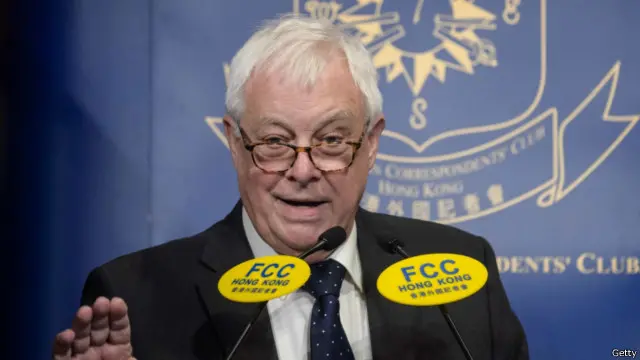 彭定康在外国记者俱乐部讲话后说，香港独立不是答案。