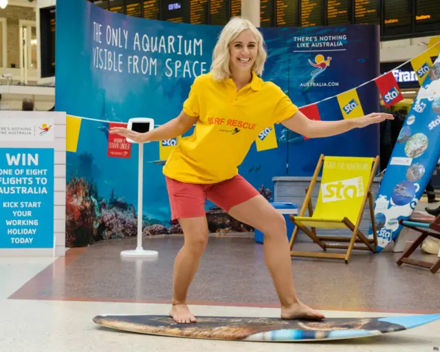 澳洲在英国宣传打工度假签证活动