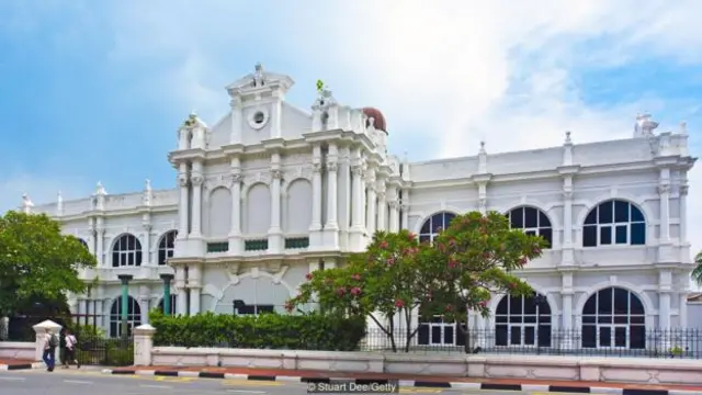 原槟城大英义学，现槟城国家博物馆，是东南亚第一所非教派学校（图片来源：Stuart Dee/Getty)