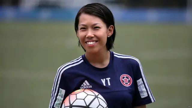 获得最佳女教练的陈婉婷