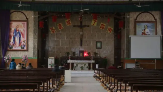 董冠華地下教會附近附近的官方認可教堂信徒寥寥